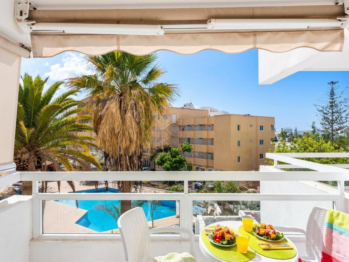 302 Modern, Light, Comfortable Studio With Swimming Pool Playa de las Americas  Zewnętrze zdjęcie